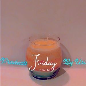 Ocean sea breeze scented candle
